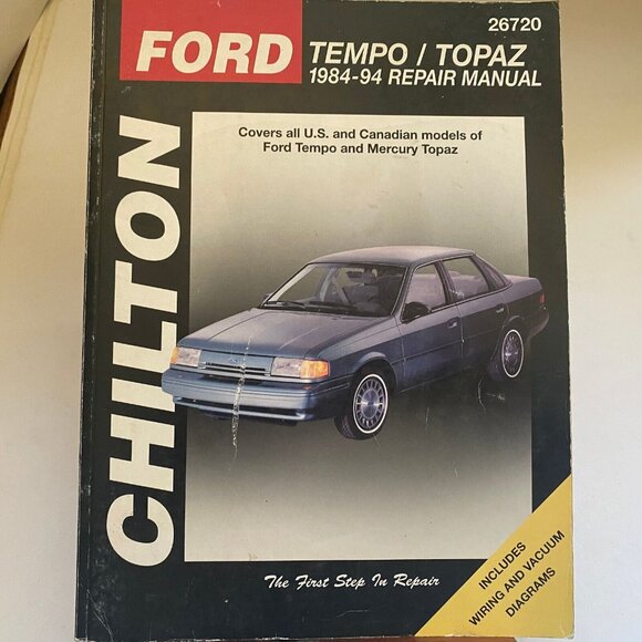 Chilton Ford Tempo Topaz 1984-94 Repair Manual 26720 - Picture 1 of 10